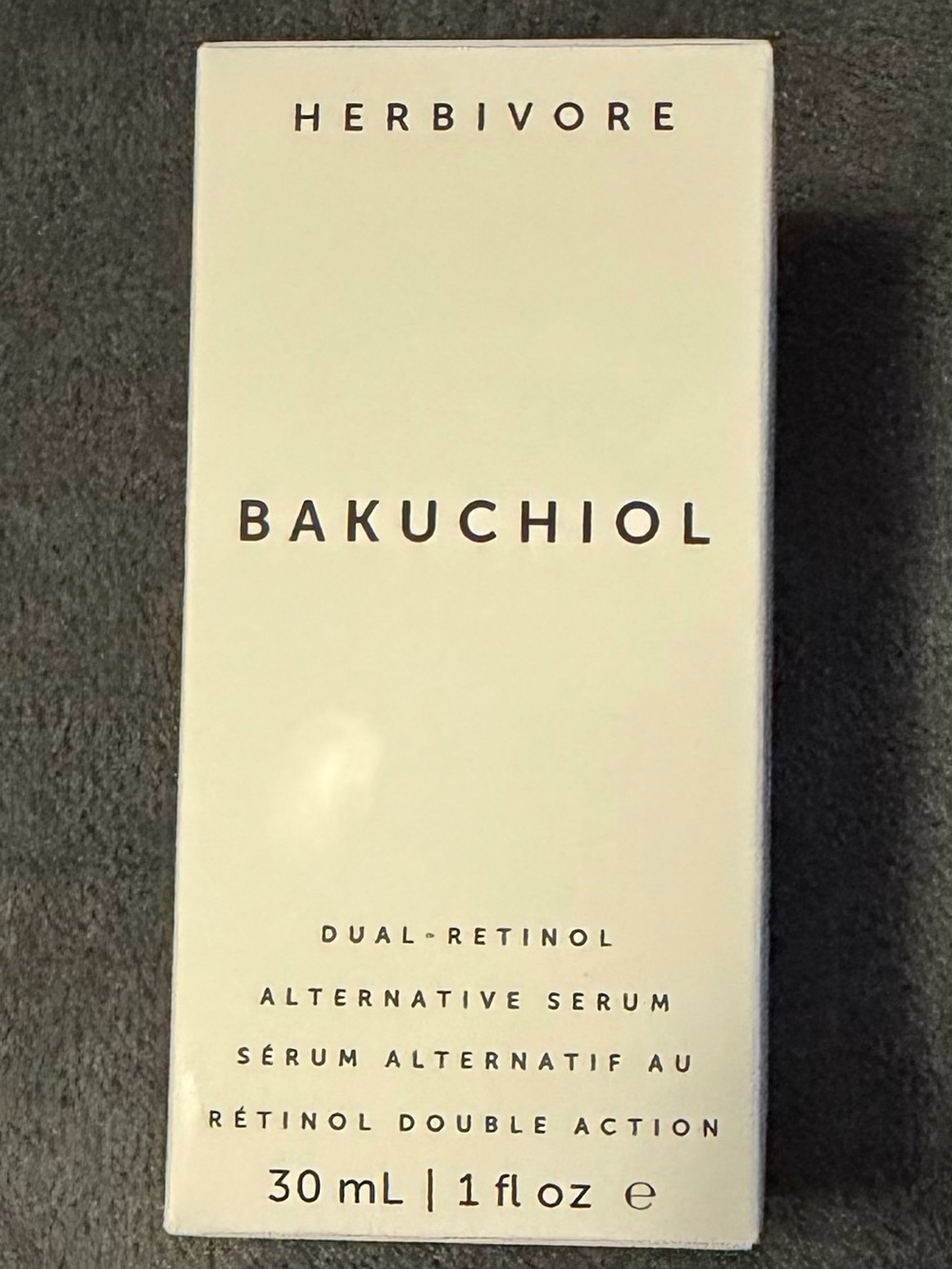 Bakuchiol Dual-Retinol Alternative Serum Full Size 30 ml; NEW/unused Retail $68